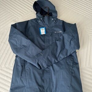 Columbia Men's Blue Hooded Jacket